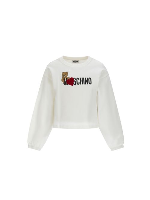 Felpa, bambina, logata. MOSCHINO | HDF06U LDA1810063
